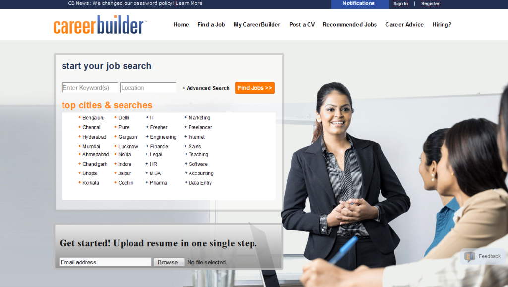 Jobs in India, Job Search, Vacancies, Employment - CareerBuilder India 2014-11-27 16-42-55